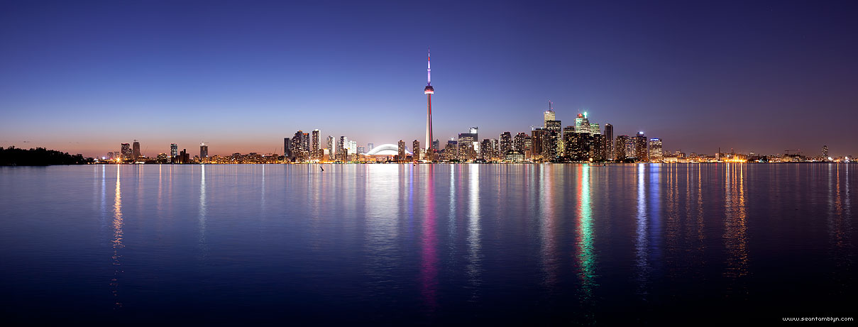 Toronto skyline panorama, Centre Island, Toronto Islands