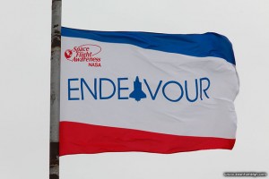 Endeavour Flag, Kennedy Space Centre, Florida