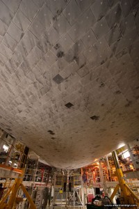 Space Shuttle Discovery TPS, Kennedy Space Centre, Florida