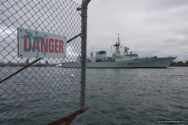 HMCS Montreal, Eastern Gap, Toronto Islands