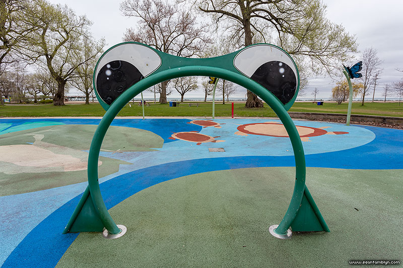 Dry splash pad, Center Island, Toronto Islands