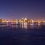 ISS and Discovery Over Toronto, Centre Island, Toronto Islands