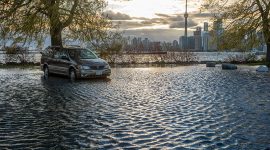 Flooded Minivan, Ward's Island, Toronto Islands